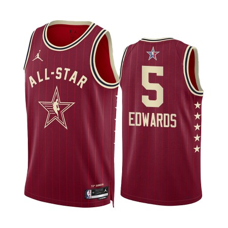 Camiseta Hombre All-Star 2024 Western Conference Anthony Edwards Rojo Swingman Camiseta Hombre All-Star 2024 Western Conference Anthony Edwards Rojo Swingman